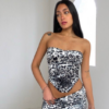 Corset print velvet - Imagen 4