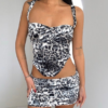 Corset print velvet - Imagen 2