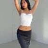 POLLERA SATEN BLACK - Imagen 3