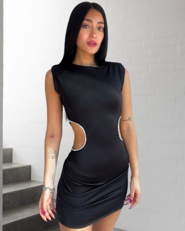 VESTIDO DIAMOND HOMBRERAS