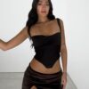 corset print black - Imagen 5